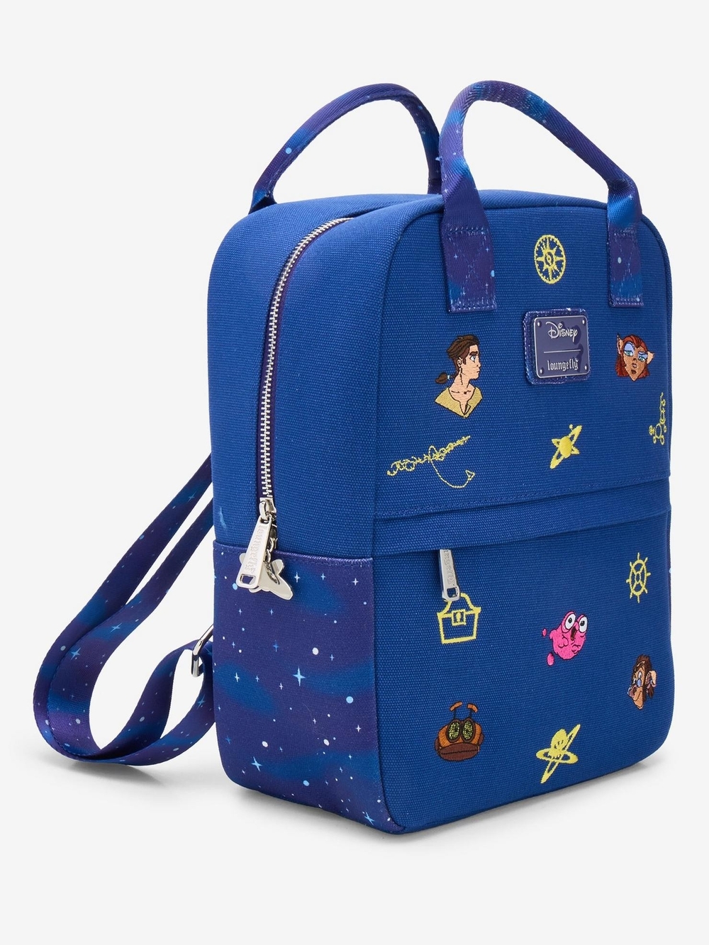 Loungefly Treasure Planet Embroidered Canvas Mini Backpack Disney BoxLunch nwt